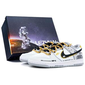 Nike Кроссовки для скейтбординга Dunk Low Top унисекс ярко-желтые