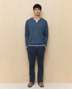 Мужская футболка с длинным рукавом Easy Wear, темно-зеленый