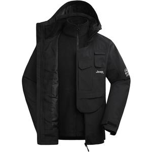 Ветровка куртка унисекс черный Jeep