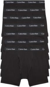 Комплект из 7 мужских трусов-боксеров Calvin Klein из хлопка и эластичного материала, 7 Black