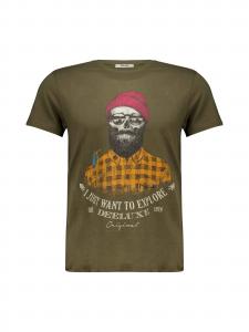 Deeluxe Футболка Performance 'TELLSON' цвета хаки