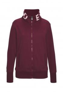 Толстовка Elbsand Zip-up sweatshirt, Weinrot/Berry
