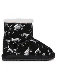 Снегоступы Toddle Reflective Dino EMU Australia, черный