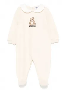 Ромпер с воротником Питер Пэн Moschino Kids, нейтральный