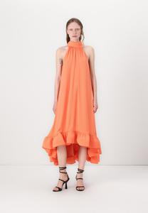 Платье Malina SABRINA HALTER NECK RUFFLED DRESS, Papaya/Apricot