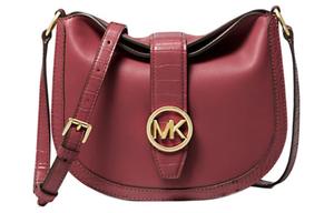 MICHAEL KORS Габби полиуретановая сумка через плечо маленький размер женская черная вишня