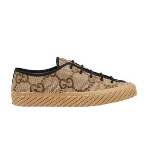 Кроссовки Gucci Maxi GG Low, коричневый