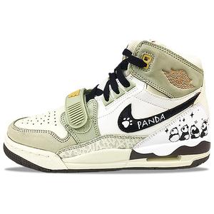 Баскетбольные кроссовки Legacy 312 для детей начальной школы Jordan, черный/белый/зеленый