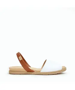 Женские сандалии Menorcan с джутовой подошвой CASTELL MENORCA, белый