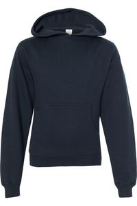 Independent Trading Co. Молодежная толстовка с капюшоном средней толщины, темно-синий