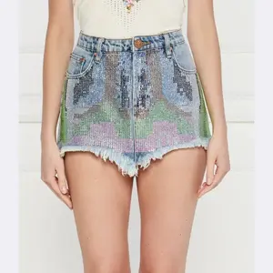 Джинсовая юбка One Teaspoon, синий