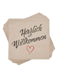 Butlers Набор бумажных салфеток APRÈS, 6 штук, коричневый