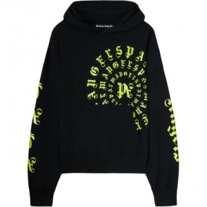 Толстовка с капюшоном Vertigo Palm Angels, черный