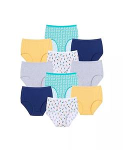 Хлопковые трусы больших размеров, упаковка из 10 шт Comfort Choice, желтый