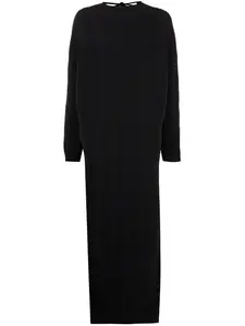 Плиссированное платье миди Emerson Róhe, черный