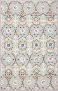 Ковер SAFAVIEH, 120 x 181 см, Chelsea Collection, Sage & Ivory, ручной работы в стиле French Country из шерсти, идеален для помещений с высокой проходимостью: прихожая, гостиная, спальня (HK727D)