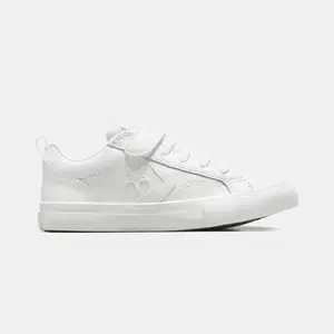 Низкие детские повседневные кеды Converse Pro Blaze Strap из кожи, белый