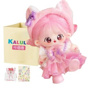 Креативная мультяшная милая плюшевая кукла с дизайном питомца из хлопка высотой 20см Click