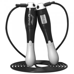 Электронная скакалка для подсчета прыжков фитнес-тренировка unisex LINING, черный