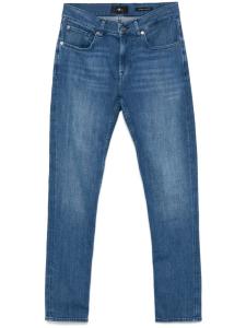 7 For All Mankind зауженные джинсы Slimmy, синий