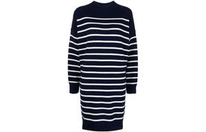 Polo Ralph Lauren Женское синее платье с длинными рукавами