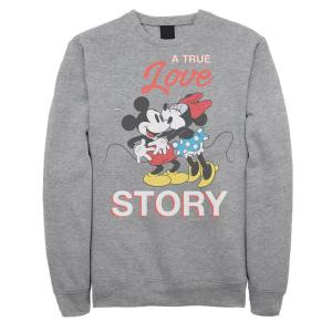 Мужской свитшот Dinsey Mickey & Minnie Mouse Valentine Love Licensed Character