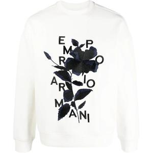 Свитшот мужской SS23 EMPORIO ARMANI, белый