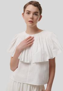 Блуза Leem FRILL CAPE , White