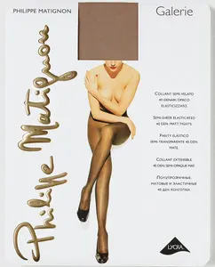 Philippe Matignon полупрозрачные матовые колготки плотностью 40 ден, цвет Arena