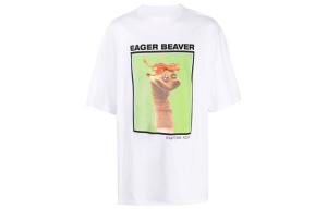 Футболка Eager Beaver Martine Rose, белая