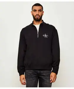 Махровая толстовка Loose fit Calvin Klein Jeans, черный