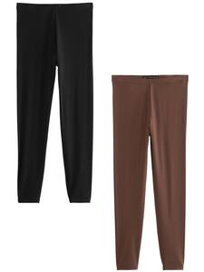 Леггинсы Next Skinny Leggings, цвет brown/black