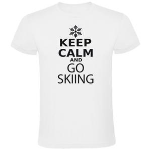 Футболка Kruskis Keep Calm and Go Skiing, белый