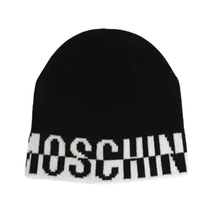Шапка с добавлением шерсти и кашемира. Moschino, черный