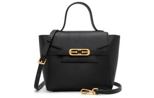 ELLE Кожаная сумка через плечо, кроссбоди, женская сумка black/gray