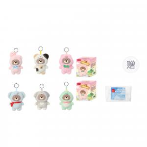 Giffort Bear Collection костюм животного мистическая коробка одиночная мистическая коробка/полный набор 6 шт MINISO