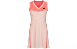 Платье без рукавов женское белое/розовое Asics