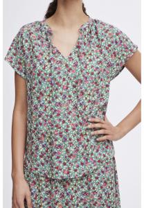 Блузка Joella Vneck b.young, дворцово-синий микс в стиле «дитси»