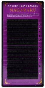Ресницы NAGARAKU Premium Mink C 0,07 12мм 16 полосок