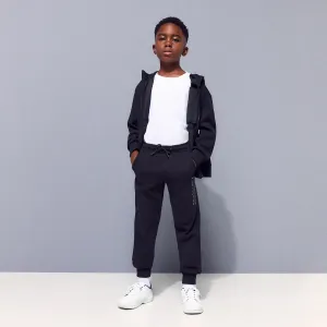 Длинные брюки с манжетами в спортивно-повседневном стиле для мальчика Boomerang, черный