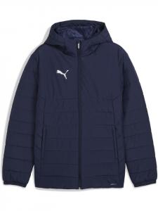 Тренировочная куртка "TeamADDITIONS Hooded Padded Jacket" синего цвета Puma