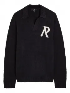 Свитер с воротником Represent, черный
