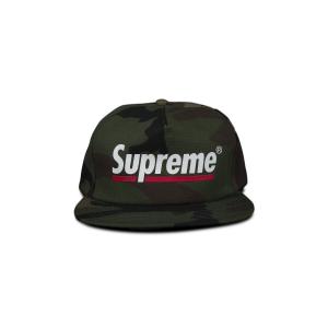 Пятипанельная панель Supreme Underline, лесной камуфляж