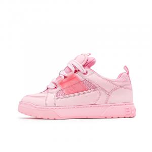 BLOCCO5 Моющиеся туфли. Низкие спортивные повседневные туфли. Женские розовые