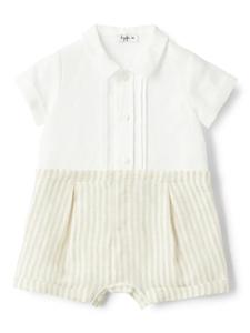 Ромпер с короткими рукавами Il Gufo, белый