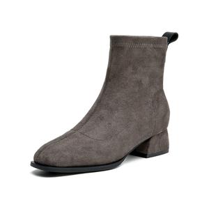 Ботильоны женские серые AOKANG, Gray