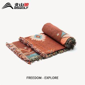 BSWolf походное одеяло для пикника, влагостойкий коврик, утолщенный портативный коврик для кемпинга, парка, весеннего выхода, кремовый, белый, 130*160