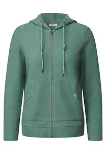 Толстовка с капюшоном на молнии CECIL, Jade
