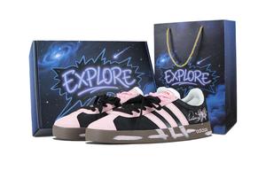 Adidas ВЛ Корт 2.0 с амортизацией Vow, износостойкие низкие скейтбордские кроссовки унисекс черные, цвет Black