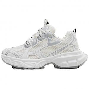 PAUL FRANK Амортизирующие противоскользящие кеды для женщин с эффектом отскока серебристо-серые Dual Network, цвет Silver Gray Dual Network